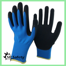 SRSAFETY 2016 neue Latex Arbeitsschaum fertige grüne Handschuhe, Handschuhe Arbeit